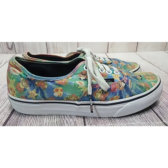 Vans X Super Mario Game Over Skateboard Shoe Women's 8 Men's 6.5 Canvas - Picture 4 of 16